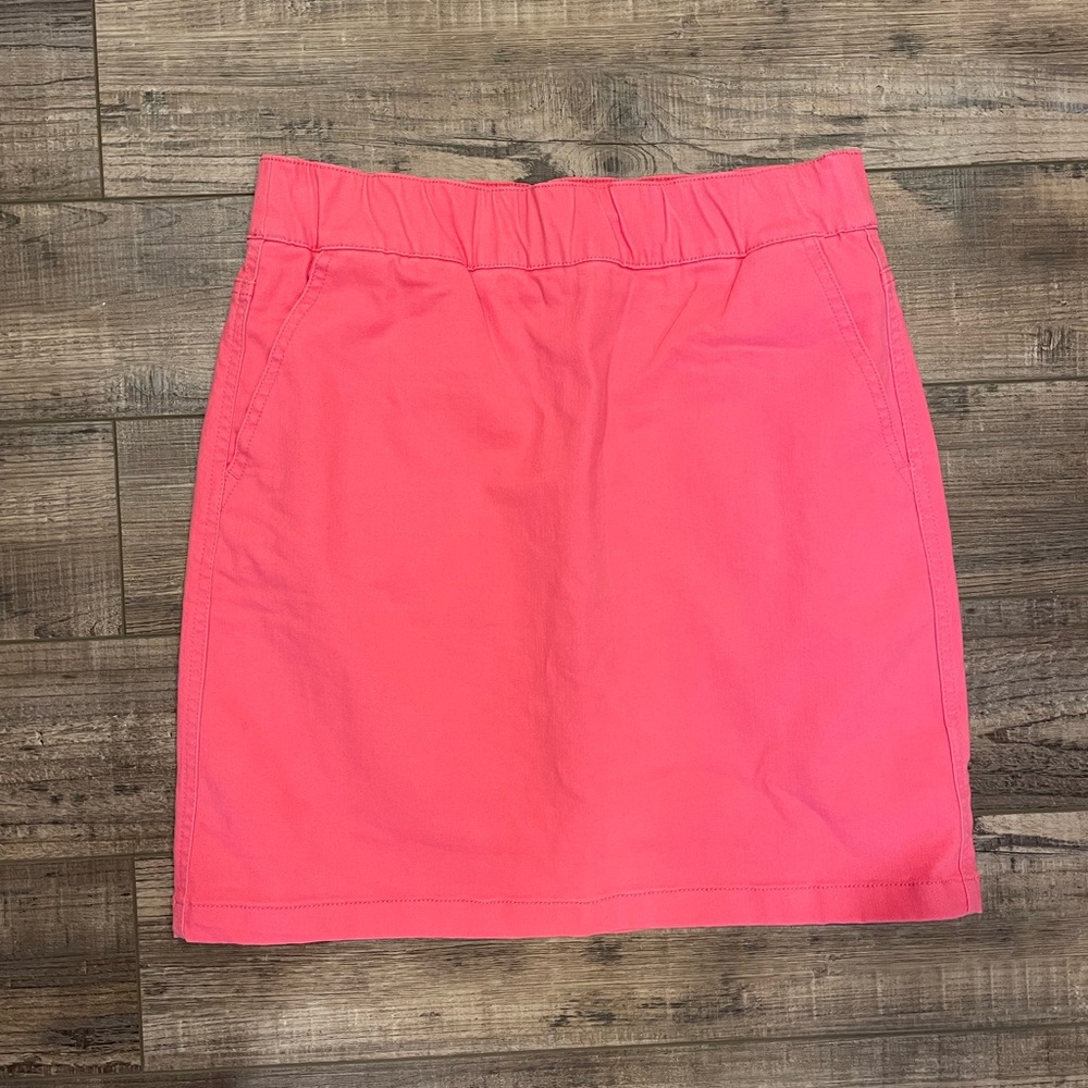 Boston Proper Pink Denim Skort
